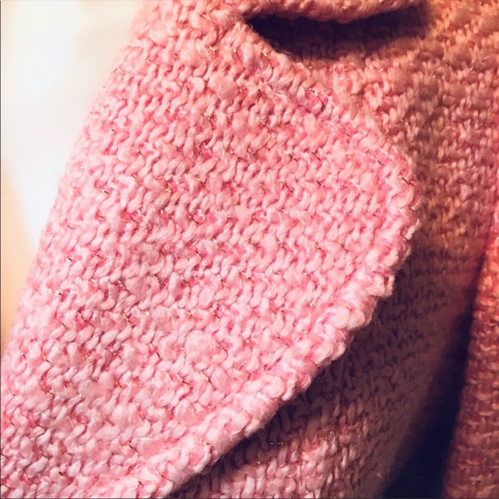 Neiman Marcus Pink Textured Blazer - Picture 7 of 8